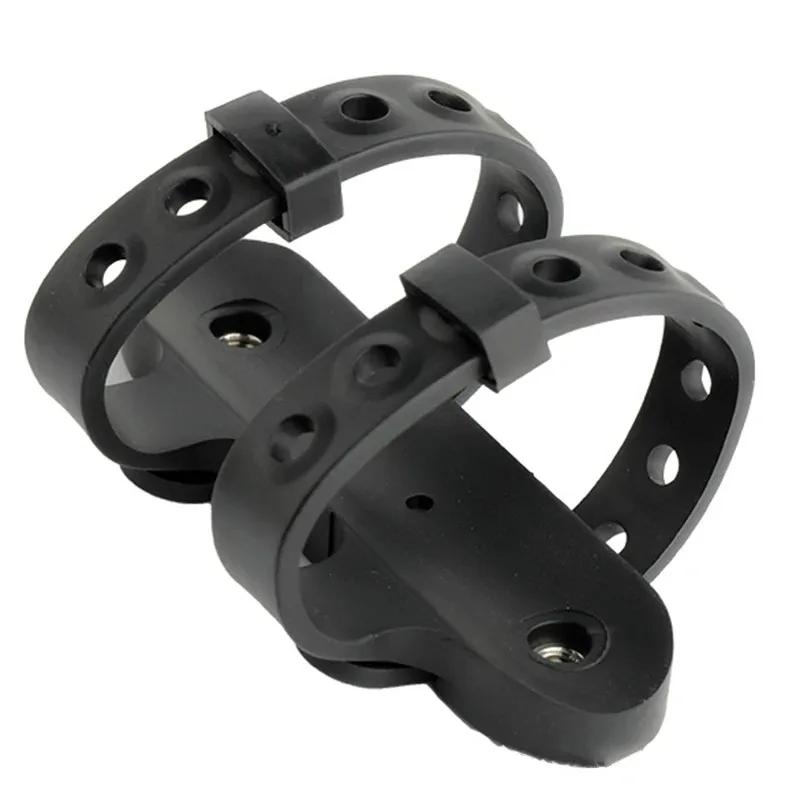 Bicycle Water Kettle Mount Adaptor Silicone Bandage Bottle Cage Strap Bicycle Bottle Holder Mounting Bracket Bike Accessories