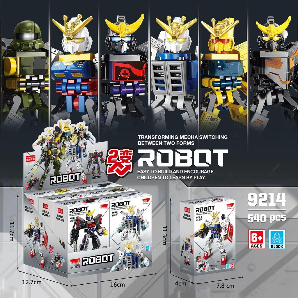 Mech-Compatible Robot Transformation Building Blocks - Educational Toy for Kids, Ideal Gift for Boys, Free Shipping