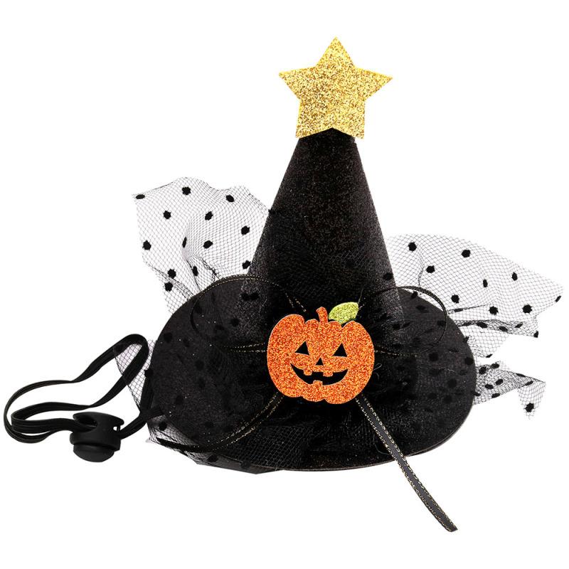 2 PCS Style Cap for Pet Dog Cat Adjustable Pumpkin Pattern Hat for Small Dog Pets Dogs Grooming Accessories Pet Dog Supplier
