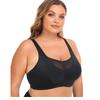 Plus Size Wireless Sports Bra Back Closure Seamless Underwear For Women