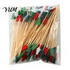 Spooky Food Picks for Party 100PCS Halloween Bamboo Toothpicks, Cute Tree Shaped Disposable Skewers, Festive Fruit Skewers Decorative Dessert Toppers