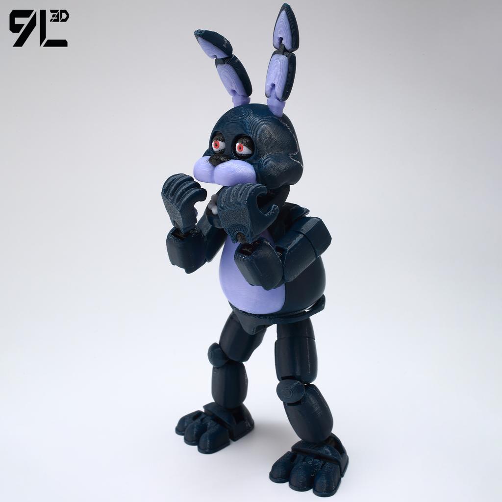 9L3 Imprimé en 3D Guitare Bonnie Titan13 Five Nights Security Breach FNAF Figurines d'Action Ours Harem de Minuit Articulation Mobile Amovible