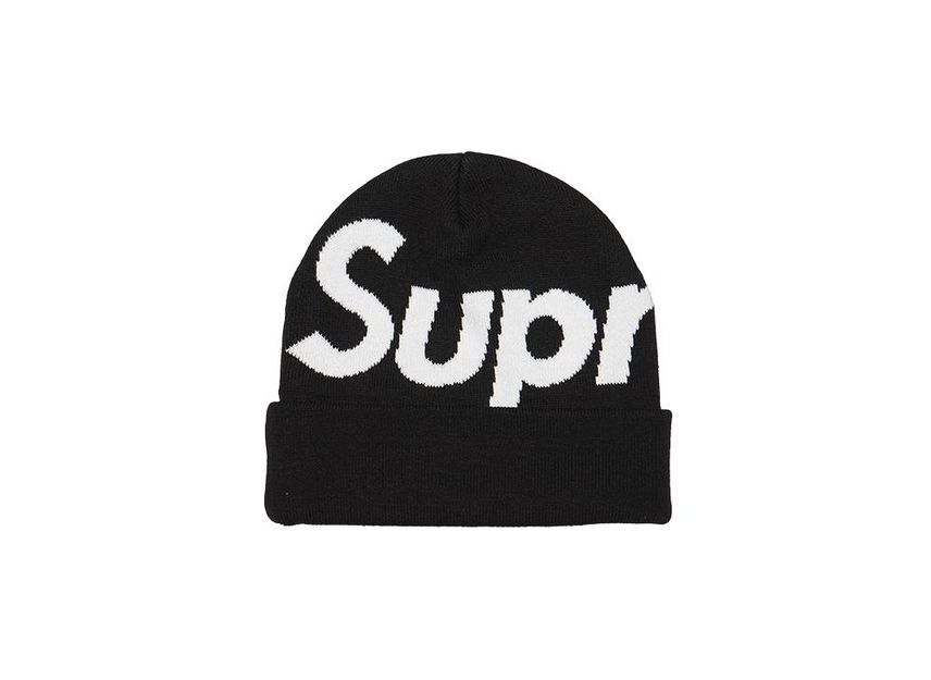 Supreme Big Logo Beanie Black (24FW) One-Size