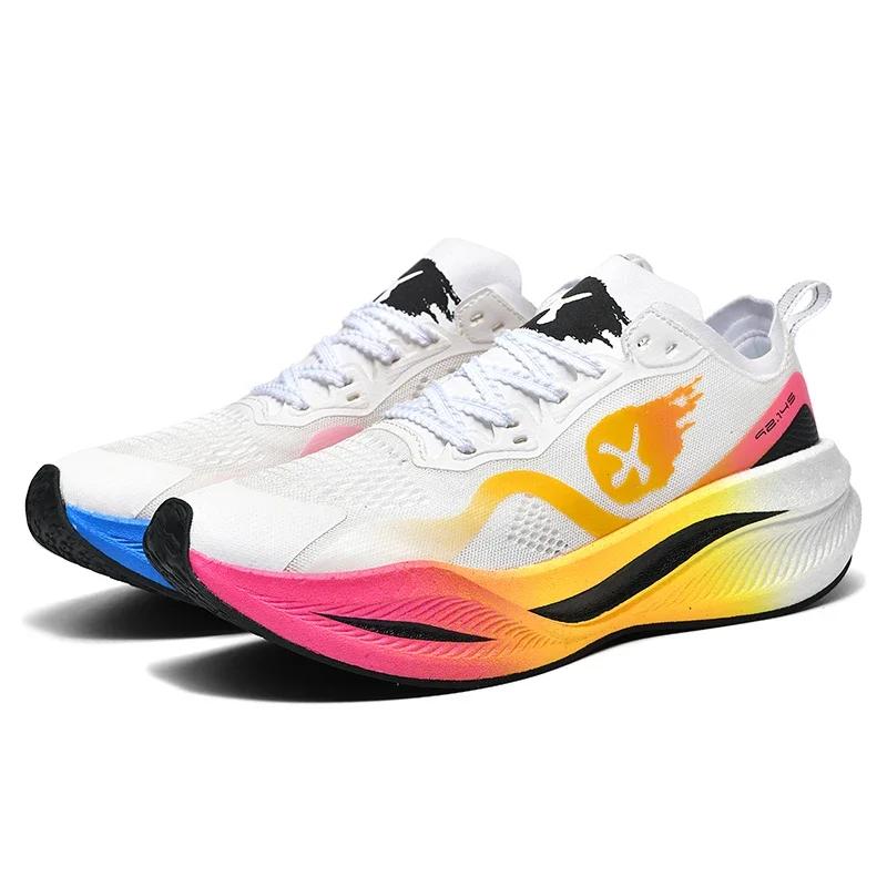 Top Quality Marathon Running Shoes for Men New Cool Women Outside Road Jogging Sneakers Colorful Unisex Sports Shoes