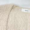 Ebure Beige Cashmere Blend Color Mix Log Gauge Knit Pullover Tops Not Written beigeUsed
