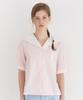 NONLOCAL Marine Collar Half-Sleeve Shirt - Light Pink