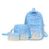 Ice Cream Series 3-Piece Backpack Set Cute School Style Rucksack for College Girls Sweet Korean Student Bookbag