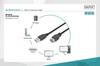 Kabel Przedłużający DIGITUS USB 3.1 Gen.1 SuperSpeed 5Gbps Typ USB A/USB A M/Ż Czarny 1,8m