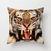 Tiger Series Printing Pattern Decoration Home Pillowcase Square Office  Cushion Cover