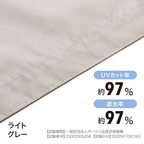 Takasho CLS-20LGW Sunshade/Rain Shade, 1.8 x 2m, Water-Repellent, Light Gray, Sunshade Awning, Privacy Screen