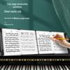 52-Page Expandable A4 Piano Sheet Music Folder with Clips and Coil Binding