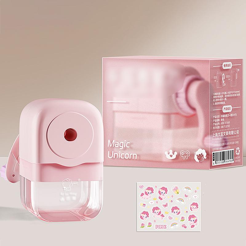 Pencil Sharpener, Manual Pencil Sharpener, Student Rotating Pencil Sharpener, Handheld Pencil Sharpener for Children