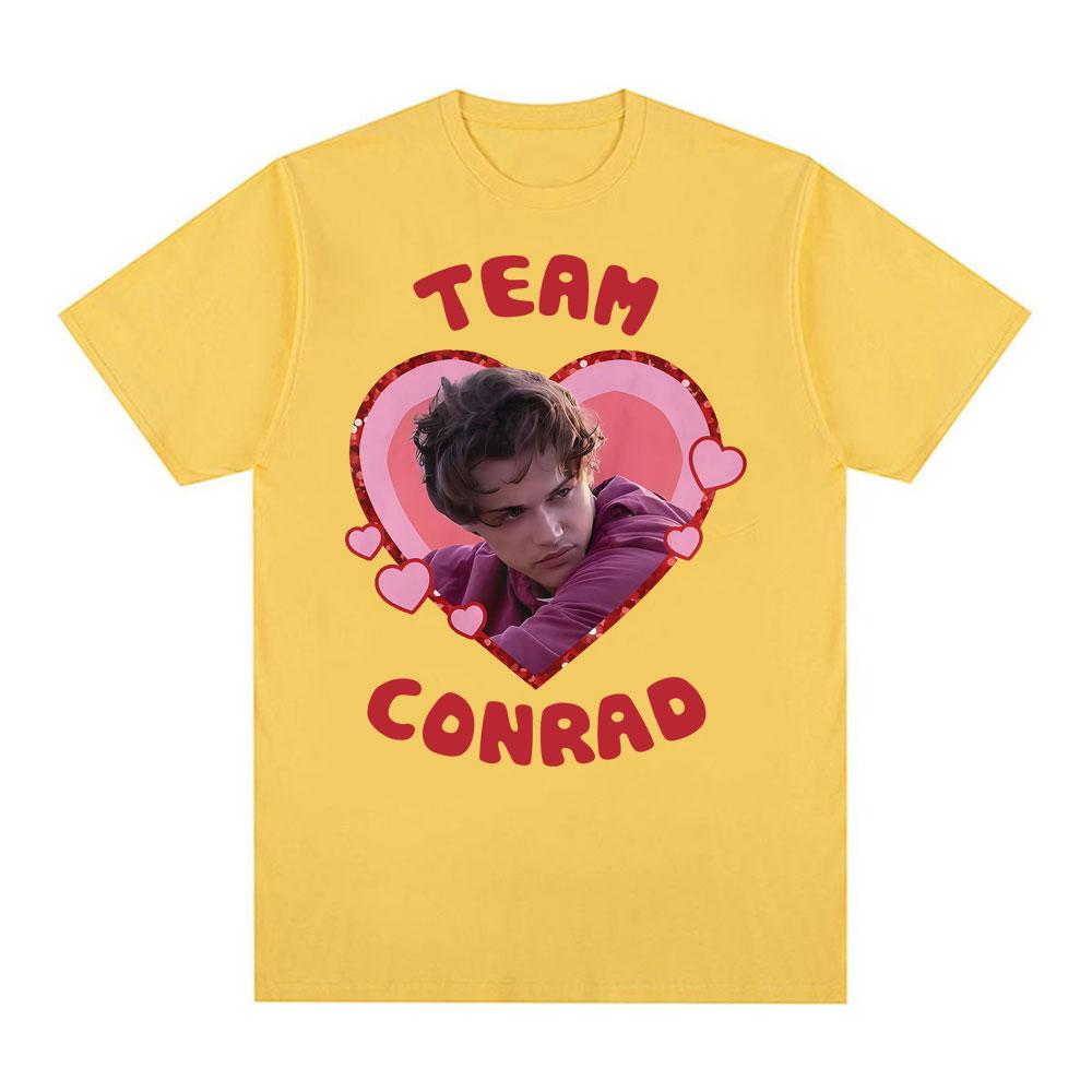 Team Conrad Das Sommer, in dem ich schön wurde T-Shirt Vintage Conrad Fisher Film T-Shirt Unisex Damen Harajuku Mode 100% Baumwolle T-Shirt