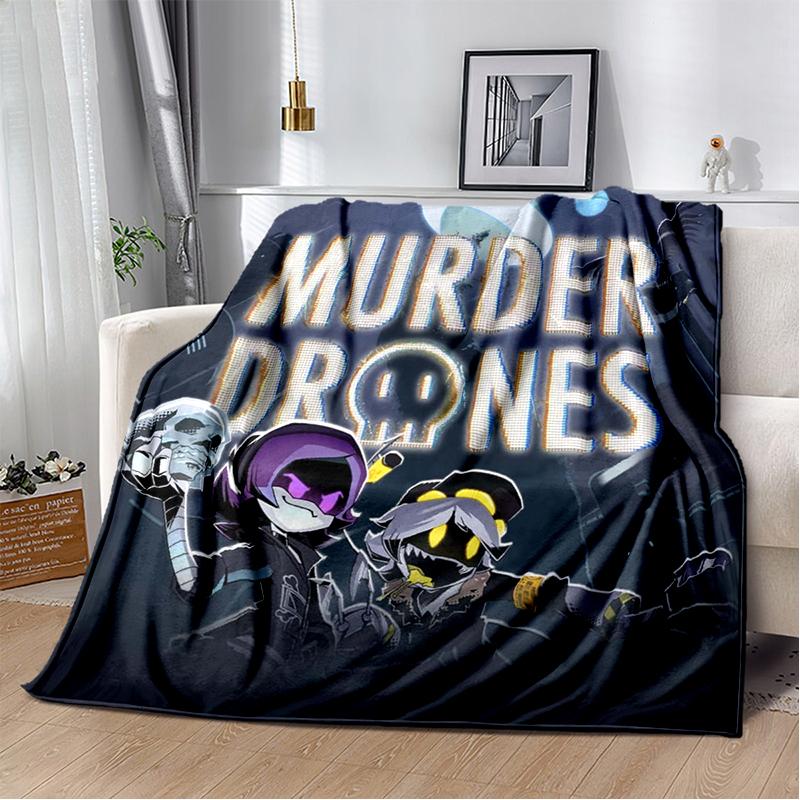 2025 New Style 3D Murder Drones Uzi Cartoon Soft Blankets,Throw Blanket Comfortable Blanket for Picnic Beds Sofa Home Bedroom