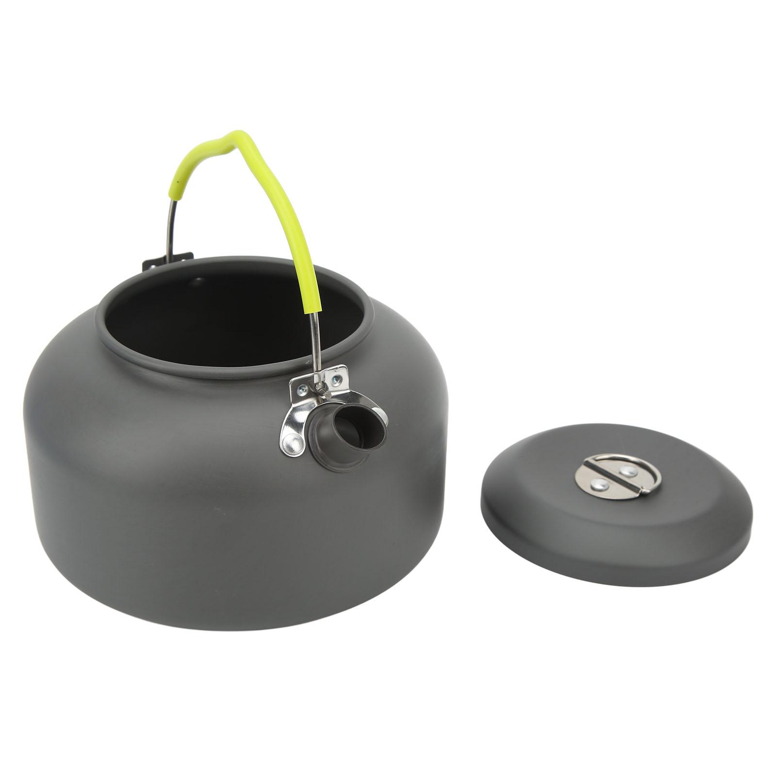 

1.3л Походный чайник Алюминиевый сплав Анодирование Высокотемпературный Жаростойкий Теплоизоляция Открытый Чайник для чая и кофе