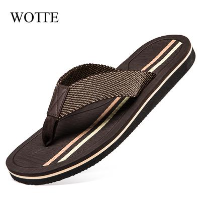 Fashion Fashion Men Shoes Summer Men Flip Flops High Quality Beach Sandals Anti-Slip Zapatos Hombre Casual Wholesale Men Slippers