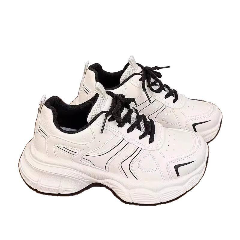 Shoes 2025 Spring and Summer Dad Shoes Women's New Versatile Platform Heightening Super Fire Casual Sports Shoes