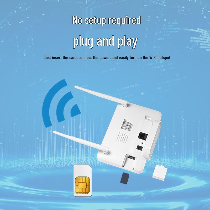 4G LTE CPE Wireless Router for SIM Card, Ideal for Enterprise Offices In Europe, Asia, and Africa.