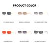 Rimless Cutting Square Sunglasses Women Men Luxury Brand Design Sun Glasses For Female Trend Fashion Vintage Metal Shades Uv400