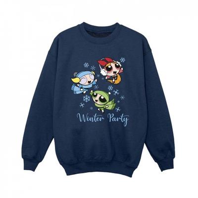 The Powerpuff Girls Boys Girls Winter Party Sweatshirt