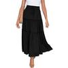 European & American Women's Bohemian A-Line Pleated High Waist Skirt