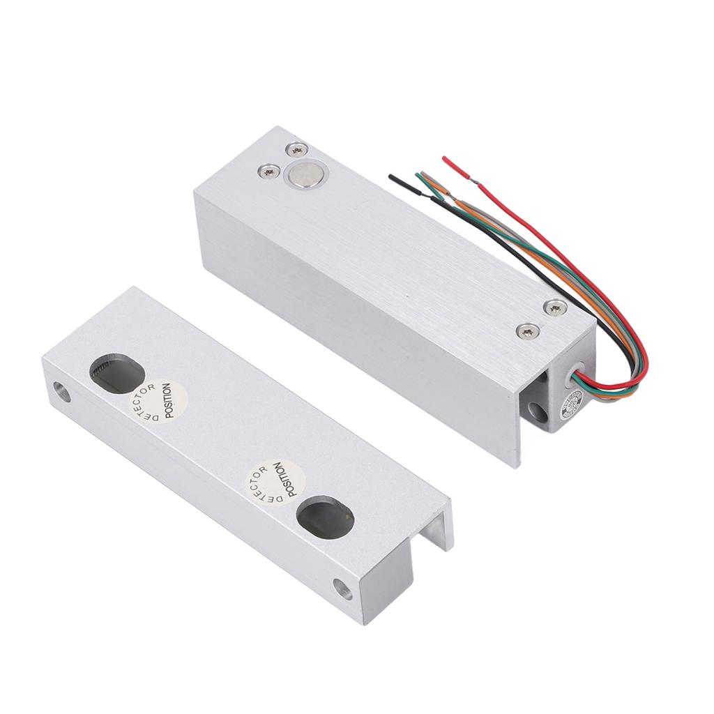 Glass Door Electric Bolt Lock with Feedback Signal DC 12V Fail Safe Door Access Control System for Right Side Frameless