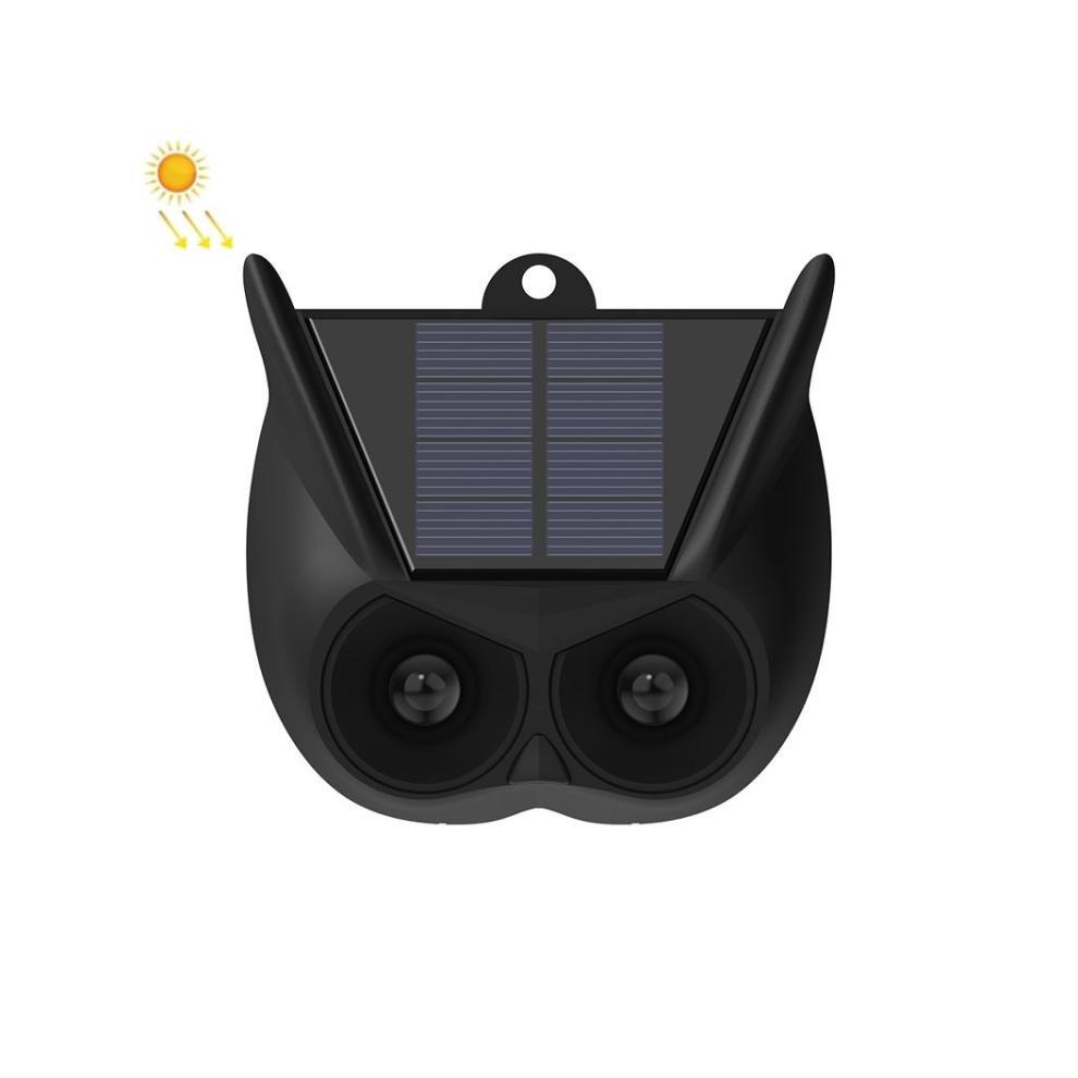 Répulsif solaire anti-animaux pour l'extérieur, lampe d'avertissement