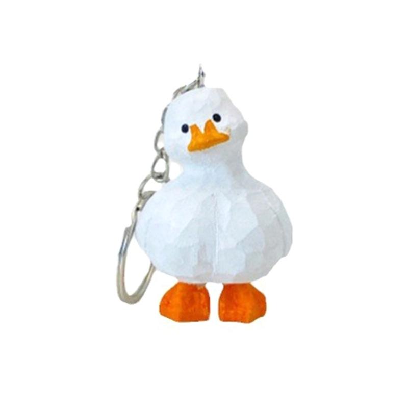 

Multipurpose Sturdy Wood Carved Duck Key Holder Fashion Key Accessory for Everyday Use Sturdy and Portable Designs