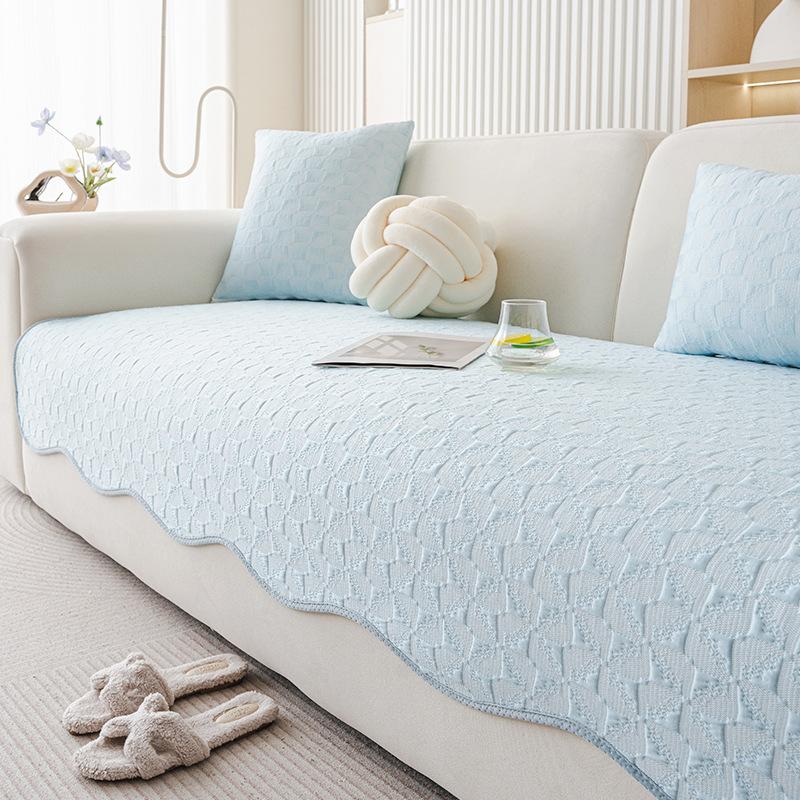 Modern Simplicity  Summer New Special-Shaped Cool Bean Sofa Cushion Advanced Sense Non-Slip And Breathable One-Piece Cover