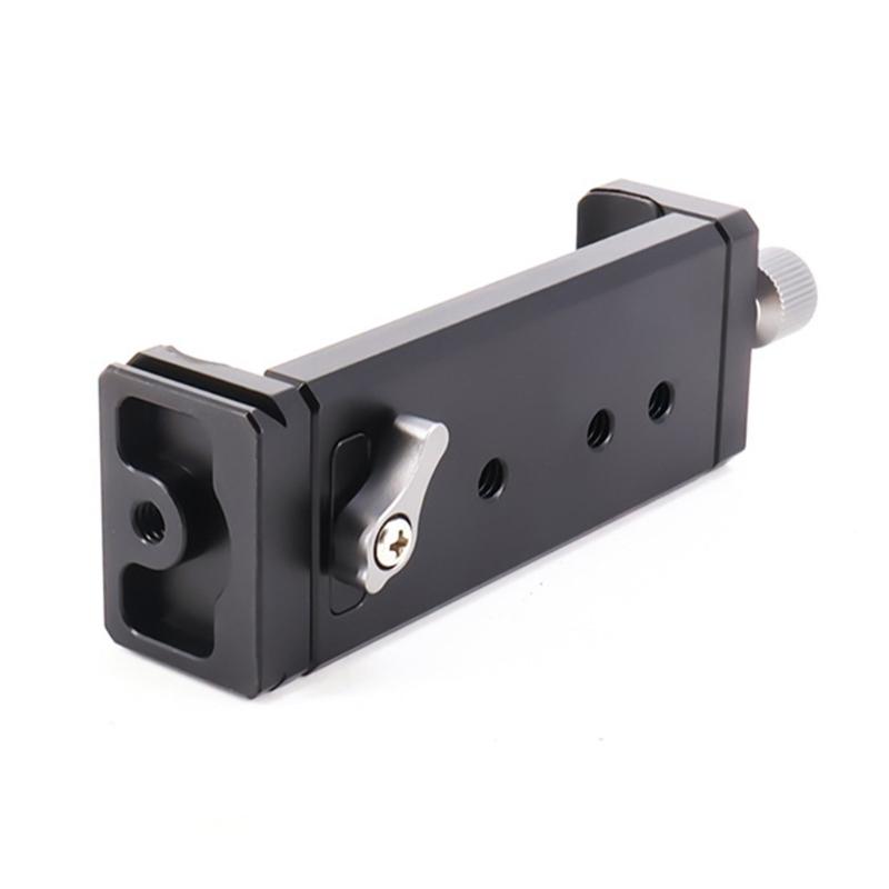 Aluminum Phone Tripods Mount with Cold Shoe and Arcas Swisses Quick Release Plate for Smartphones