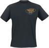 Wage War Florida Metalcore Tee, Retro Racing Style T-Shirt with Front Logo & Back Checker Print, Wage War Fan Merch
