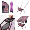 MOON LENCE Outdoor Camping with Storage Perfect for and 150kg Weight Purple Chair, Foldable, Compact, Ultra-Lightweight (930g), Bag, Hiking, Fishing,