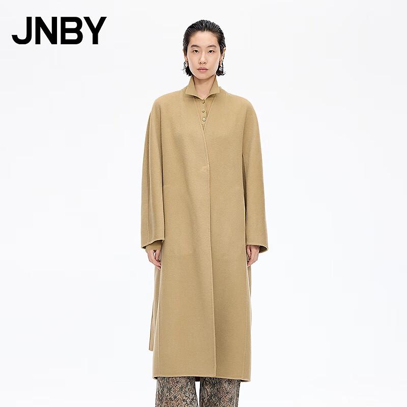 JNBY 2025 Winter Loose Straight Wool Blend Coat