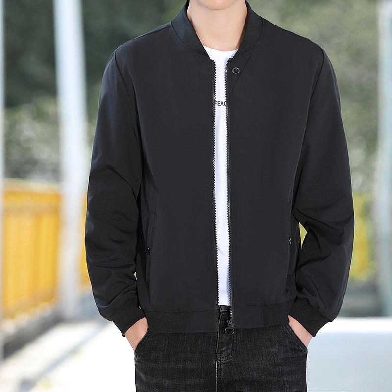 Men's Autumn Baseball Collar Trend Thin Casual Outside Men's Jacket Youth Clothing