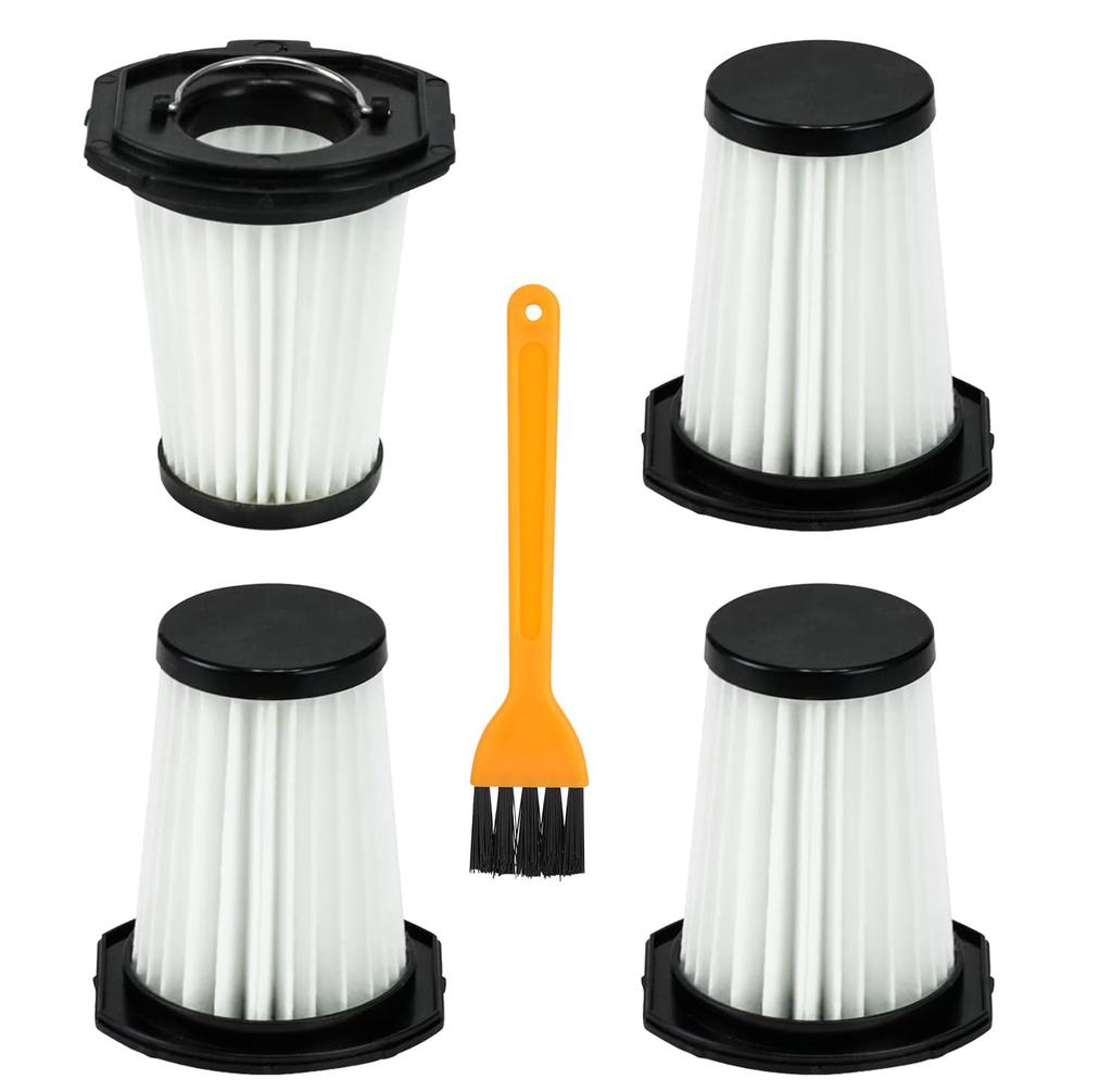 Compatible Replacement Parts for Iris Ohyama HEPA and Handheld Vacuum Cleaners and of IC-H50-B, IC-H50 Filters, IC-H50-CW IC-H50-HA (Pack 4)