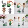 Decora Con Action Figure del Film Madagascar Bambole Fedeli ai Personaggi Per Ornamento Materiale Pvc Sicuro