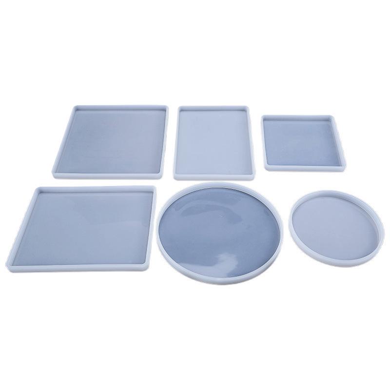 Treasure Basin DIY Epoxy Crystal Table Stand Silicone Mold - Cloud, Heart, Oval Shapes