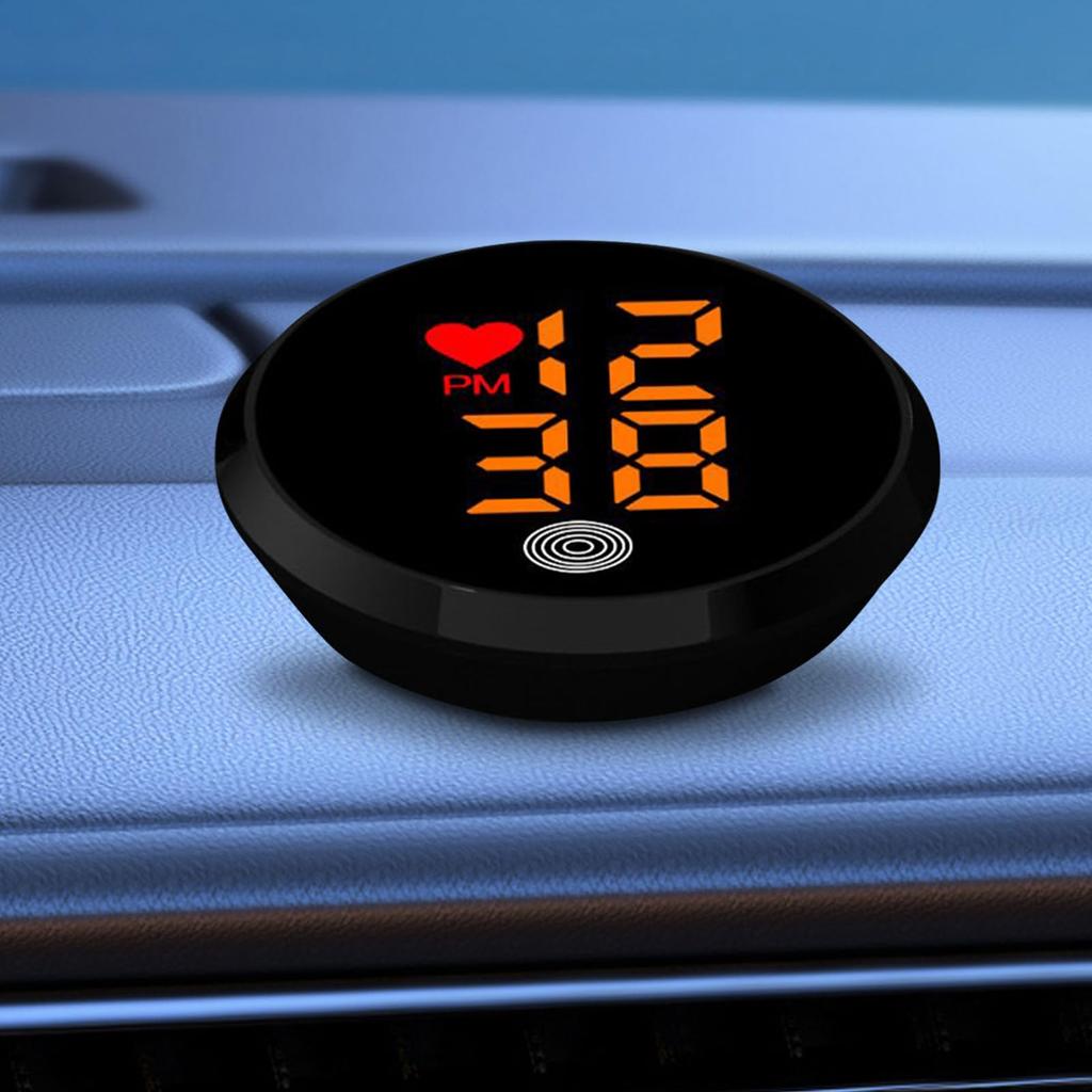 Car Dashboard Clock - Automotive Adhesive Digital Clock Small LED