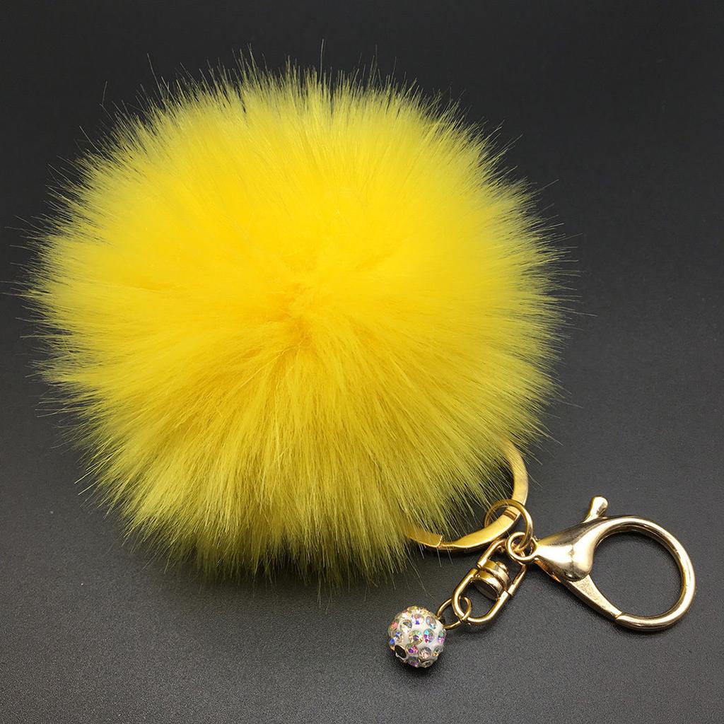 Kaninchenfell Herz Ball PomPom Auto Schlüsselanhänger Handtasche Anhänger ZP Kaninchenfell Herz Ball PomPom Auto Schlüsselanhänger Handtasche Anhänger ZP