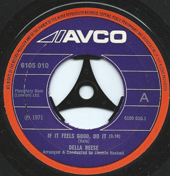 

7inch Record DELLA REESE If It Feels Good Do It 6105010 Avco 1971 UK SoulFunk Used