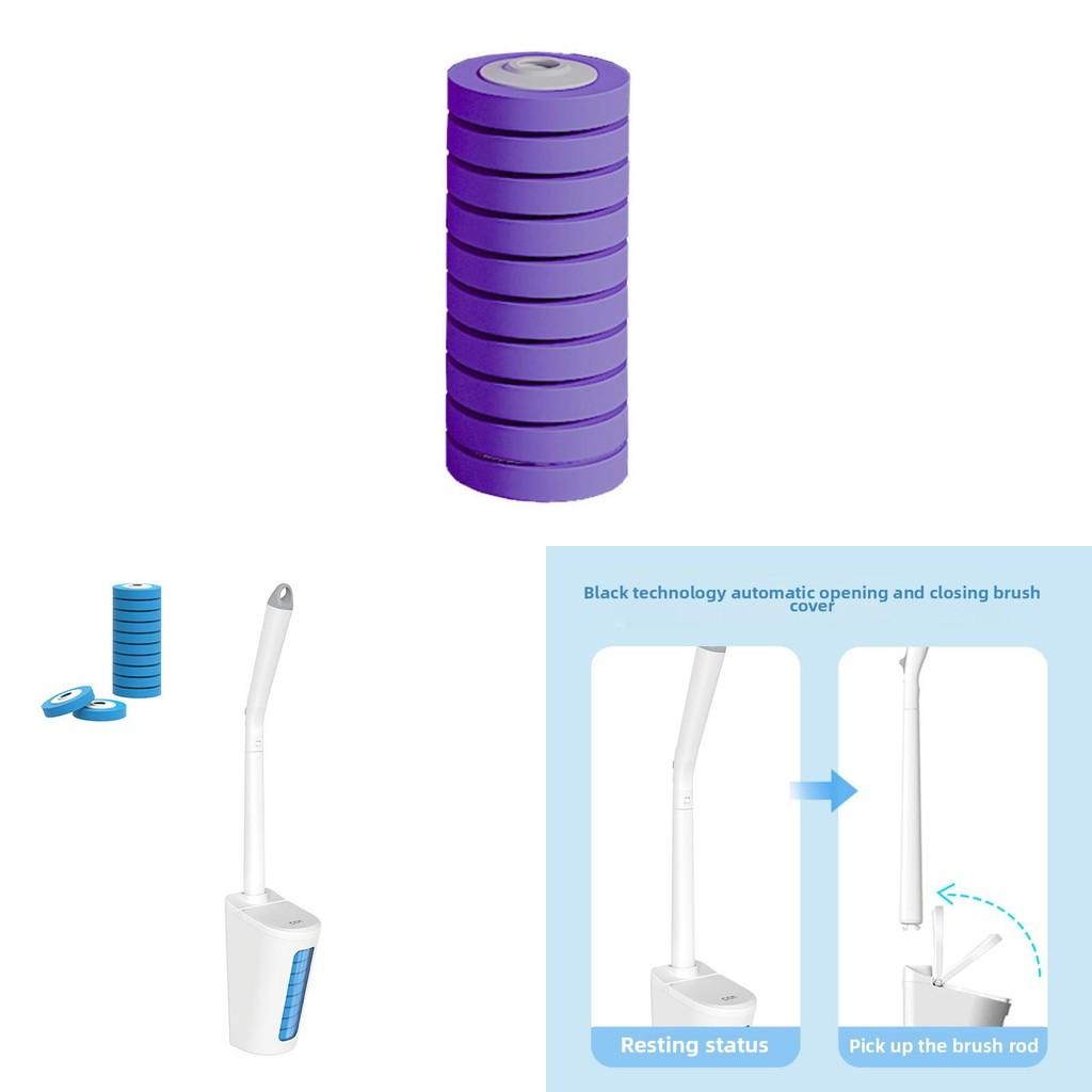 Plastic Abs Toilet Brush Kits Scent Replacement Heads Bathroom Tools Hygiene