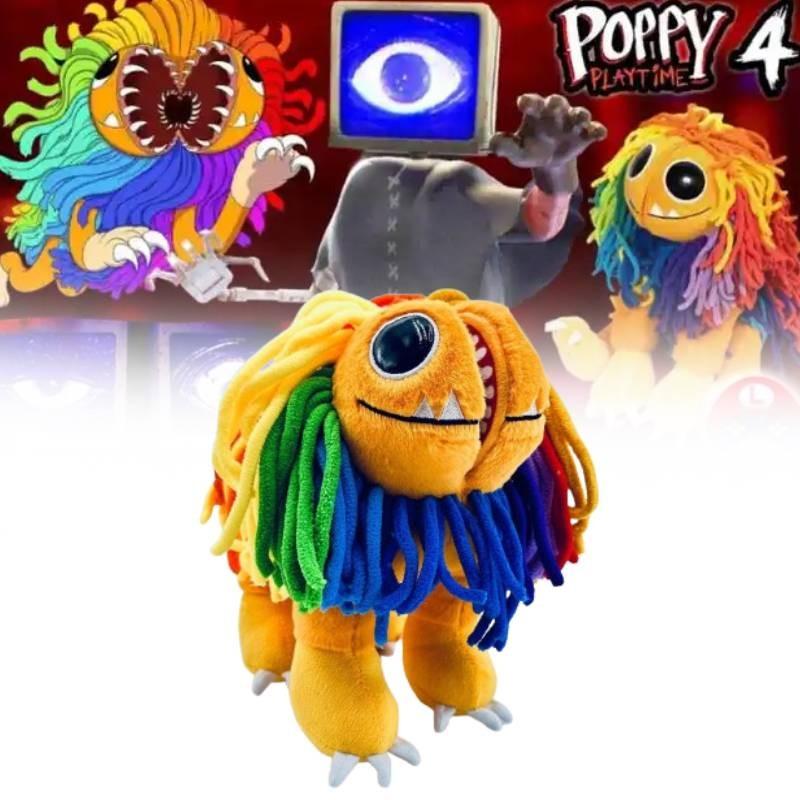 Poppy Playtime 4 Lion Plush Toy Cartoon Stuffed Animal Doll Kids Birthday Gift