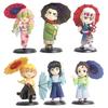 Demon Slayer Figure Toy Anime Kimetsu Yaiba Umbrella Tanjiro Nidouzi Inosuke Zenizu Figurine Model Doll Gifts PVD no series Kid Friendly Entertaining