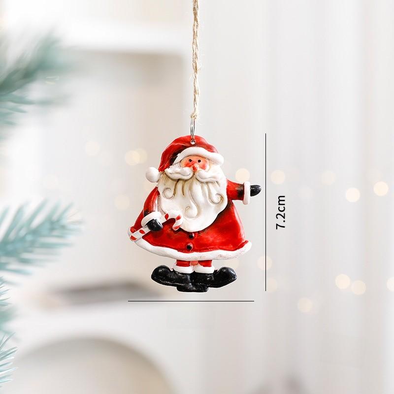 Christmas Ornaments Santa Snowman Gnome Festive Decorations Supplies Holiday