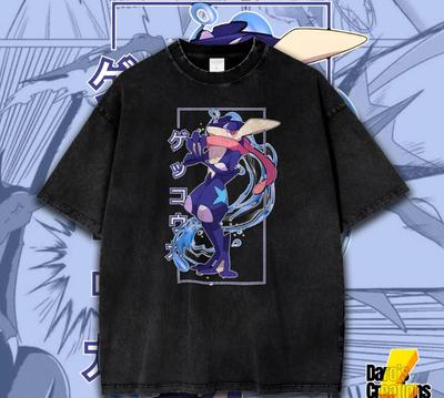 Pokemon Quajutsu Custom Anime ShirtRetro Anime Shirt Grafik Anime Unisex Shirt