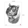 Klaunská ústa Květina Tělo Anglická Barva Lev Tygr Polovina Paže Zvířecí Vzor Vodotisk Simulační Tetovací Nálepka