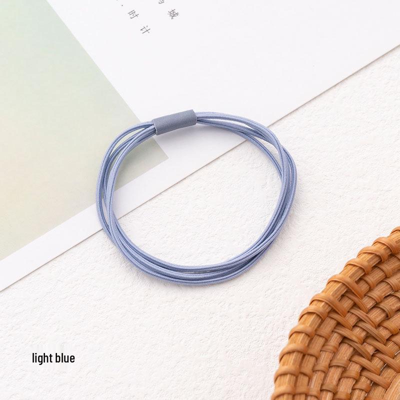 Korean Style High-Elastic Seamless Hair Tie for Ponytails