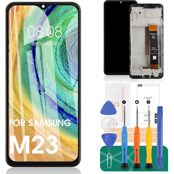 

для Samsung M23 ЖК-дисплей для Samsung Galaxy M23 Замена экрана для SM-M236B, SM-M236B/DS, SM-M236L Дигитайзер Тачскрин Сборка Замена