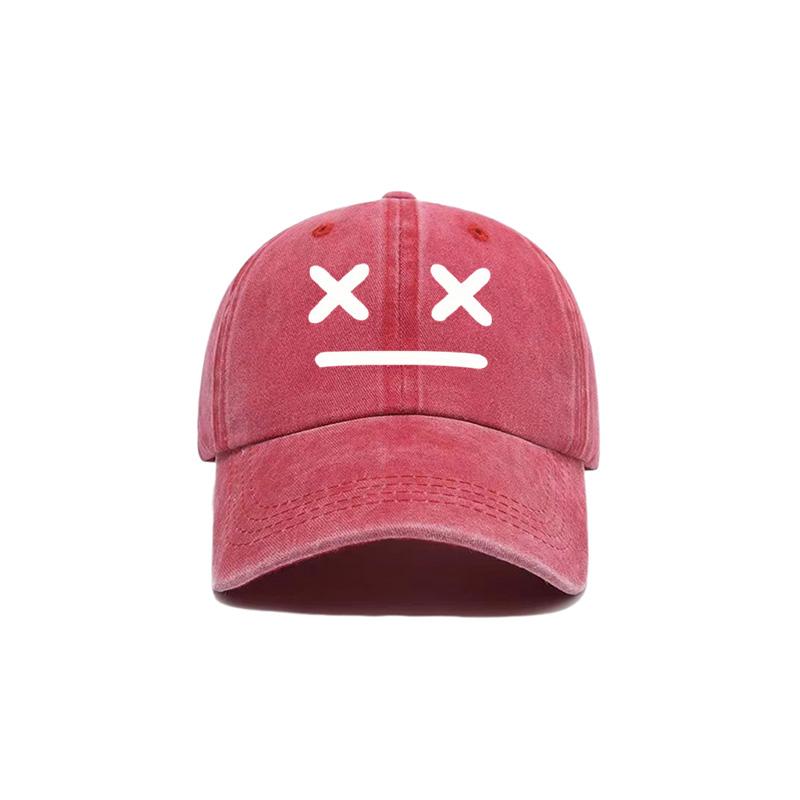 Spring and Summer Outdoor Baseball Caps for Women Multi-color Simple Printed Peaked Caps for Men Sun Protection and Versatile Casual Hats