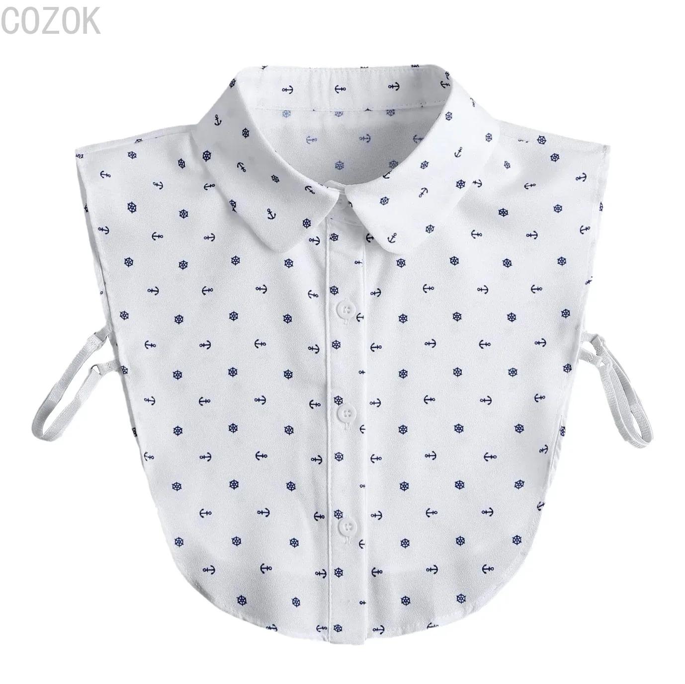 

Рубашка с лацканами и бантами для девочек, съемный воротник, осенний свитер, блузка, женский фальшивый воротник, съемная рубашка для девочек, ложный воротник